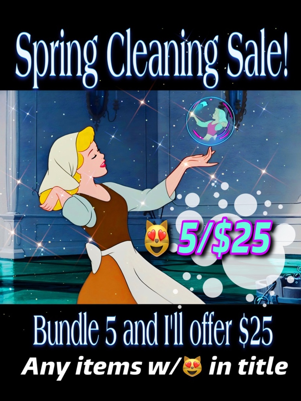 5/$25 😻 SPRING CLEANING SALE